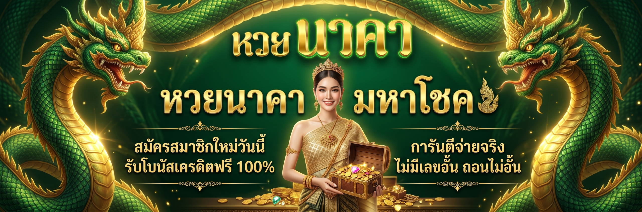 หวยนาคา เว็บหวยออนไลน์อันดับ 1 สมัครสมาชิกใหม่รับโปรโมชั่นเครดิตฟรี